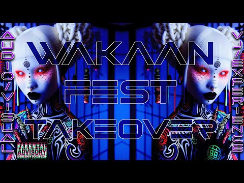 Ravenscoon B2B Black Carl B2B Jantsen [VJ Kronos] Wakaan Fest Takeover [Audio/Visual Trip]