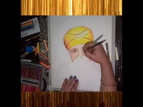 Poster of Guru Nanak Dev Ji || by Priyanka Rathi