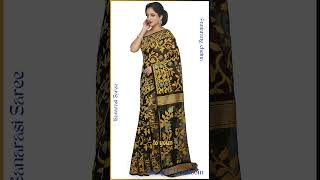 Charming Black & Yellow Jamdani Cotton Silk Saree |#yellowfestivesaree #blackandyellow #sareeblouses