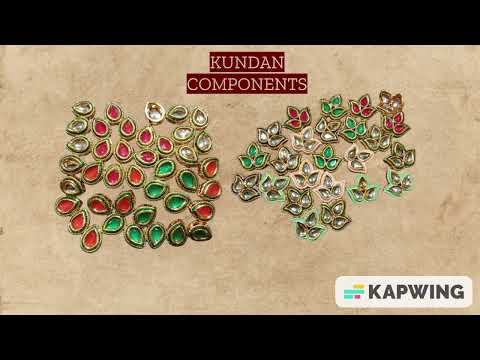 Kundan Copmonents | Jewellery Making Materials | Suncity Beads Wholesale Shop In Mumbai | 9987810189