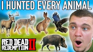 I Hunted Every Animal in Red Dead Redemptions Plains!