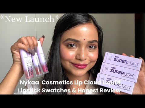 *New Launch*Nykaa Cosmetics Lip Cloud Liquid Lipstick Swatches & Honest Review