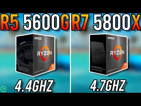 Ryzen 5 5600G vs Ryzen 7 5800X - Tested in Late 2024