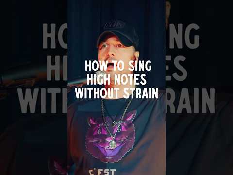 How To Sing High Notes Without Strain #voice #singer #vocalcoach #highnotes #exercise #shorts