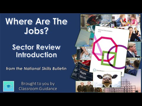 Where are the jobs? Sector Review Introduction