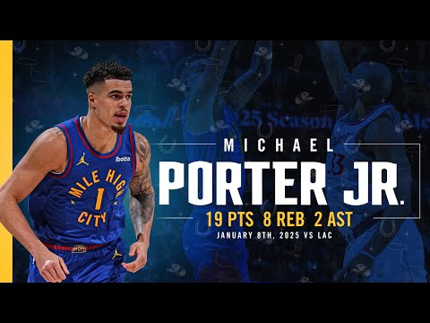 Michael Porter Jr. Full Game Highlights vs. Clippers 📺 | 1/8/25