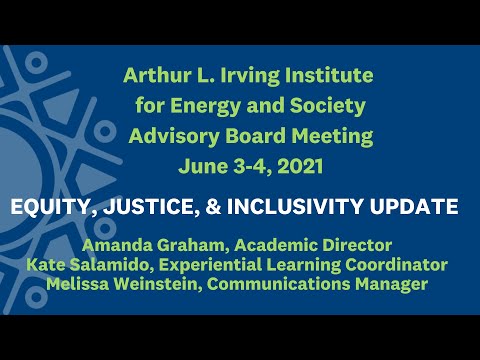 Equity, Justice, and Inclusivity Update