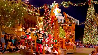 FULL Christmas Fantasy Parade Nighttime 2024 at Disneyland During the Holidays! - Clear Quality View