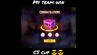 My team win the cs cup // funny moments....🔥🔥🔥 #short #freefire #hariscar #rex