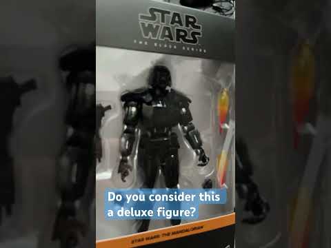 Is this a deluxe figure? #starwars #disney #shorts #mandalorian #hasbro #blackseries