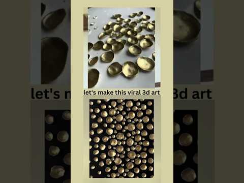 Diy 3d/mould it caly wall art part-1| modern art | minimal art#diy#homedecor#boho#shorts