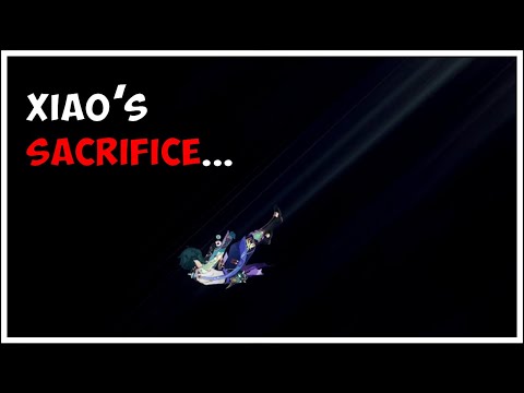 Xiao's Sacrifice | Escape from the Chasm | Geshin Impact Cutscene