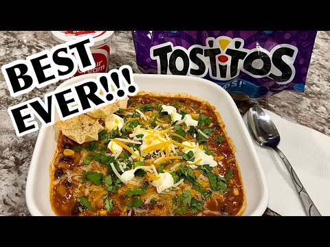 Make This EASY TACO SOUP RECIPE + Dip... SO GOOD!!! Great As Leftovers Too!