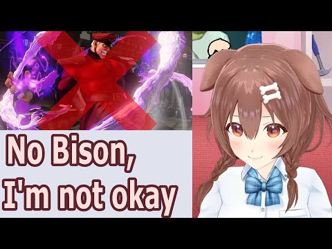 Korone is not amused because there is no Bison in Street Fighter 6