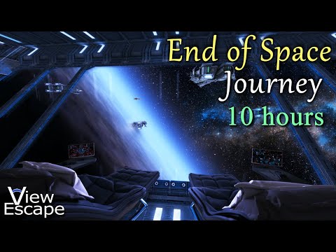 End of Space Journey | Deep Bass White Grey Noise Ambience | Relaxing Sounds of Space | 10 HRS