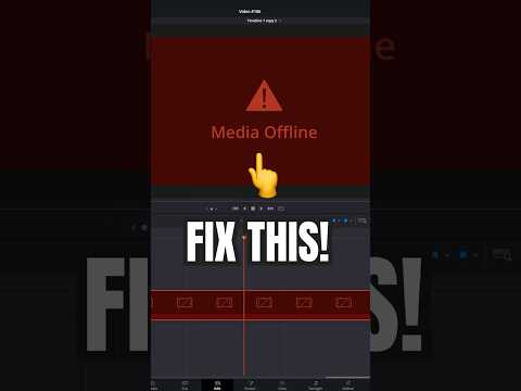 FIX Media Offline Problems! - DaVinci Resolve