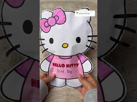 Hello kitty blind bag 3! #blindbag #youtubeshorts #papersquishy #asmrunboxing #hellokitty #asmr