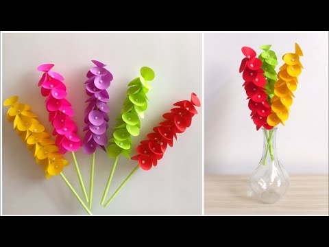 Beautiful Peper flower making/ DIY/ Peper CRAFT/ home decor ideas/Peper flower