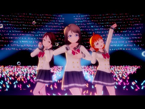 【4K】「君のこころは輝いてるかい？」Aqours 浦の星女学院（冬服）【IDOLY PRIDE/アイプラ3Dライブ】