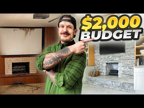 INSANE Transformation an OLD Fireplace On a Budget