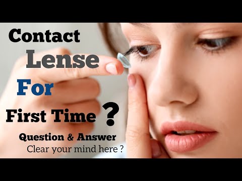 Contact lens for first time ?