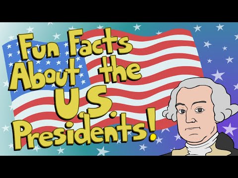 Fun Facts About The U.S. Presidents Educational Cartoon