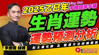 2025蛇年運程｜李應聰師傅預測2025蛇年十二生肖運勢︱乙巳年 肖鼠牛虎兔龍蛇馬羊猴雞狗豬｜2025犯太歲、人緣運、財運、事業運、姻緣運生肖詳講【足本完整 CC中文字幕】