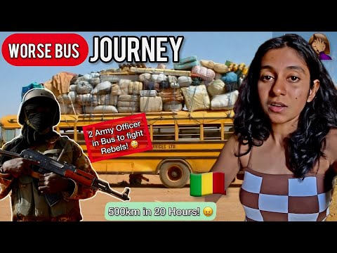 20 Hours of Hell: My WORSE Bus Journey in Mali's Conflict Zone 🚌😓🇲🇱