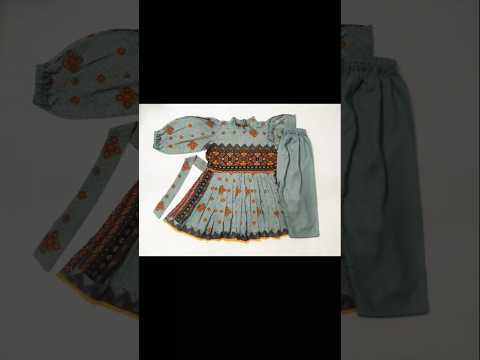 Baby frock design for winter #viralvideo #diy