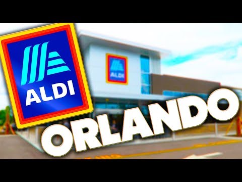 SHOPPING AT - ALDI - ORLANDO - FLORIDA