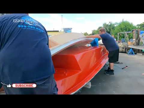 Unmolding the Deck of a Panga Boat