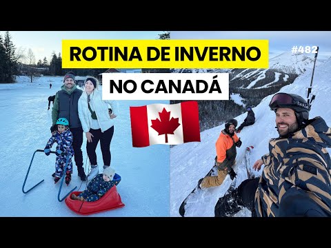 MUITO FRIO pra APROVEITAR o CANADÁ? Rotina de FIM DE ANO + Esqui + Patinação no Gelo #482