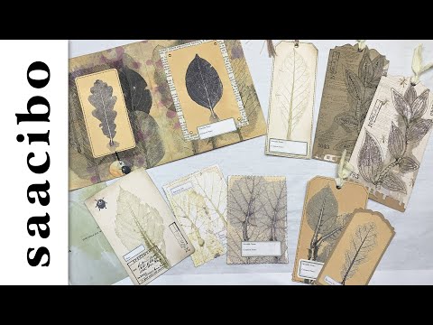 Part 2 - The Easiest Eco Printing Technique Ever - Using Prints in Projects