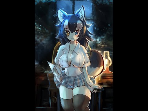 kemono friends grey wolf painting process (#kemonofriends  #greywolf #動物朋友 #けものフレンズ)