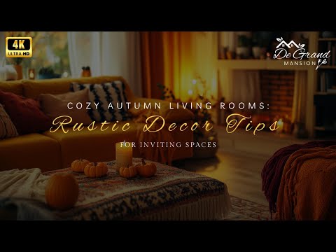 Cozy Autumn Living Rooms: Rustic Decor Tips for Inviting Spaces