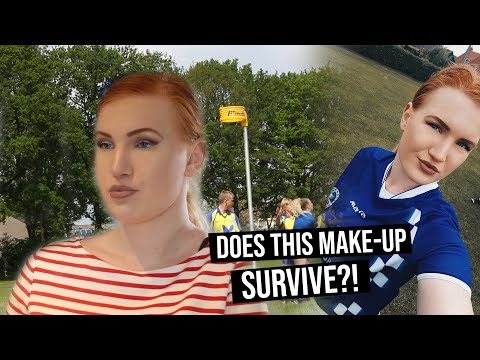 PLAYED A KORFBALL MATCH IN A FULL GLAM MAKE-UP LOOK  (what happens?)