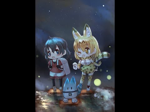 kemono friends serval kaban  Speedpaint (#動物朋友 #けものフレンズ)