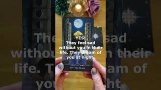 Pick a card Do They Miss You?  🔮 Pick a Card 💜 Love Tarot Reading 💜 #shorts #tarotreading