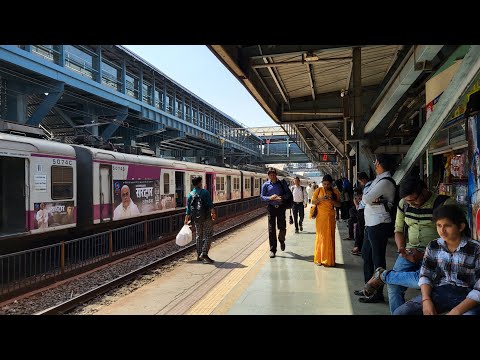 Mumbai Local Train Travel For CSMT.