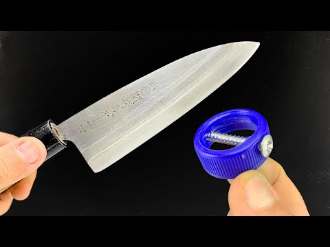 KNIFE Like Razor ! Sharpen Your Knife In 1 Minute With This Tool