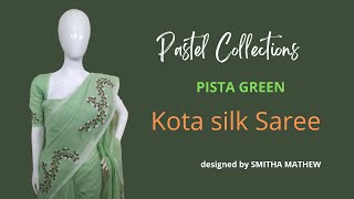 Pastel Collections Kota Silk sarees with embroidery | Latest Silky Kota Sarees