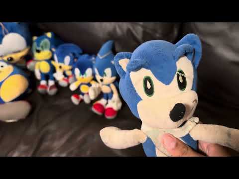 Sonic plush collection of 2024 of July