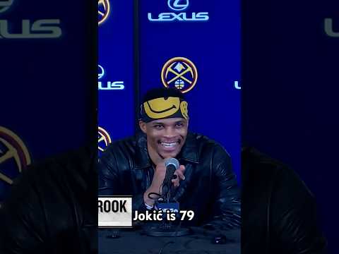 Russ’ reaction to this Jokic stat was priceless 😂