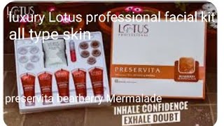 Lotus professional preservita advanced skin whitening facialkit (BearBarry Mermalade)all skin types