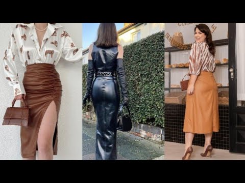 Woman Leather Outfits 💋❣️ | Unique Fashion 365 |