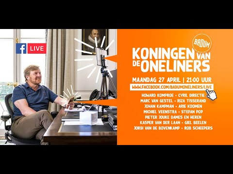 De koningen (en queen) van de oneliners! - Badum Oneliners LIVE op koningsdag 2020