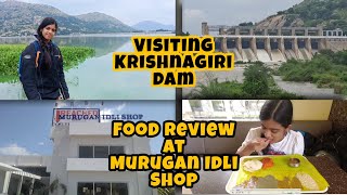 Murugan Idli Shop Krishnagiri | Genuine Food Review | Breakfast Ride | Krishnagiri Dam | Kannada