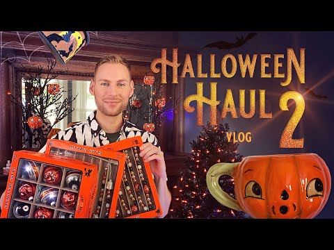 HomeGoods Halloween Haul 2! Halloween Decorations Vlog - Halloween Store Finds - Johanna Parker