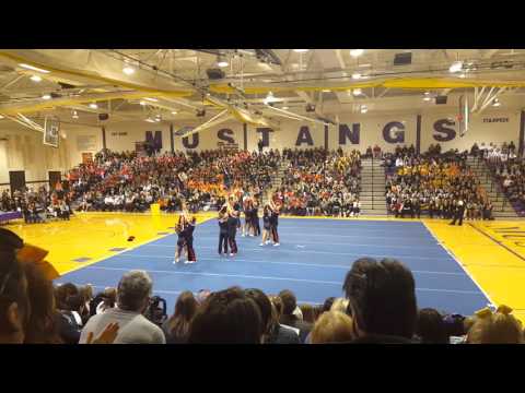 Conant Coed cheerleading 2015