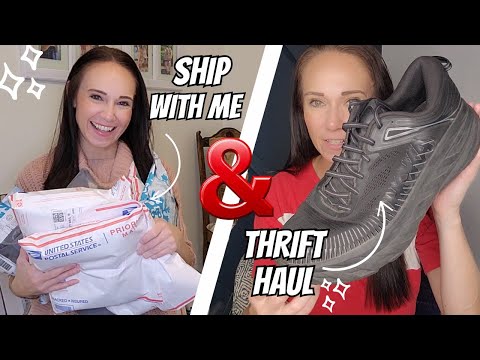 SHIP AND SHOW! Ship With Me for eBay and Poshmark & GOODWILL HAUL to Resell Online! #thrifting